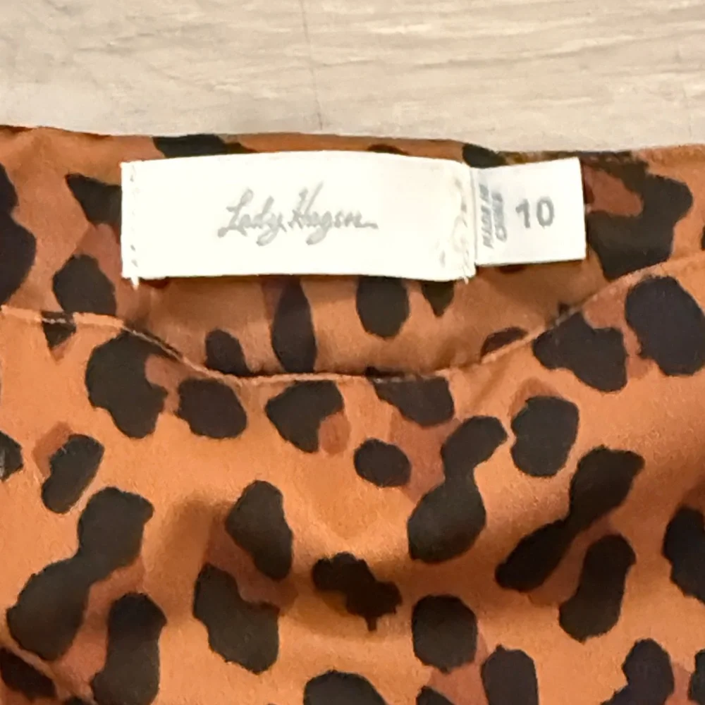 Lady Hagen Brown and Black Animal Print Mini‎ Skirt